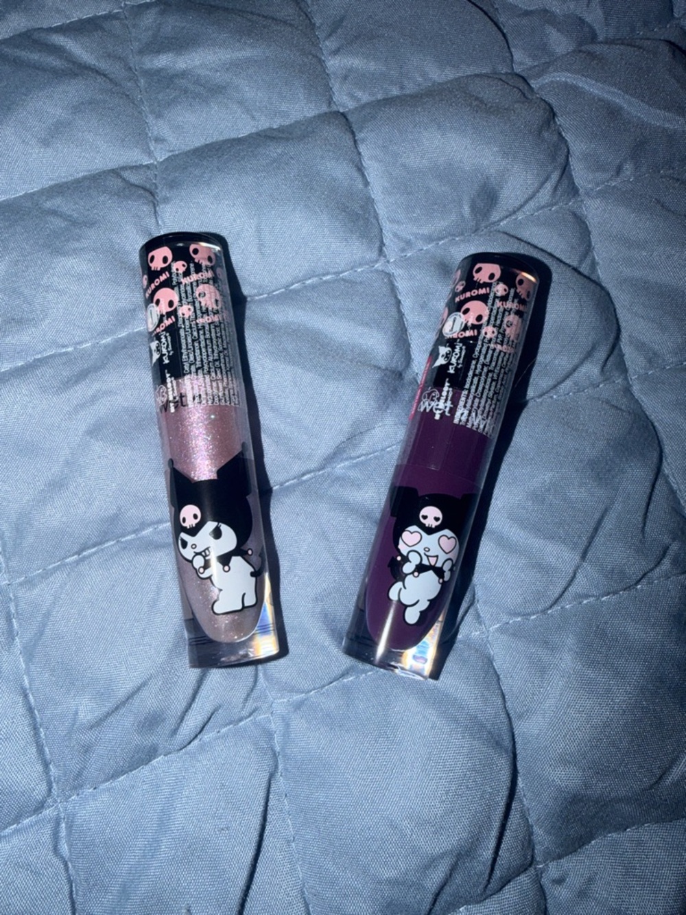 Wet n wild Kuromi Lip Gloss and matte lipstick